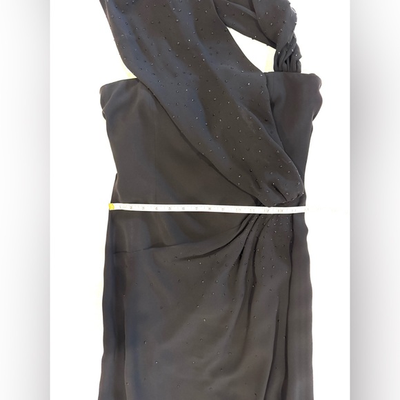 EUC Women’s Custom Armani Collezioni Classic Black Dress 6